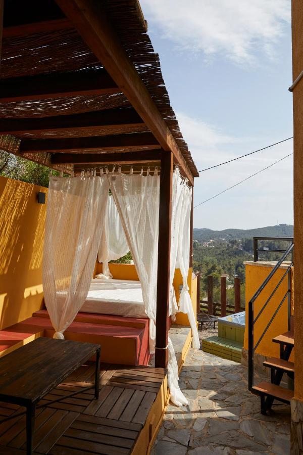 Amazing Vila Close To Sitges, Jacuzzi, Swimming Pool & Exellent Views Olivella エクステリア 写真